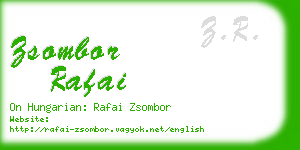 zsombor rafai business card